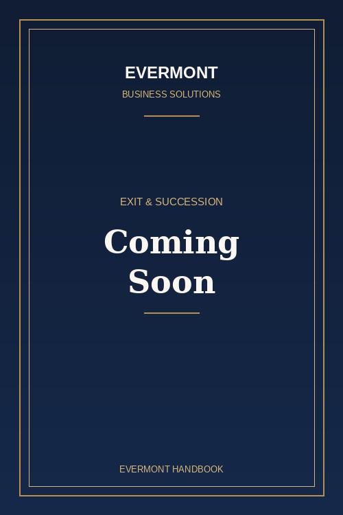 Getting Your Business Ready to Sell: Before You Want to Sell: cover coming soon